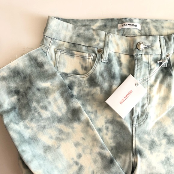 Good American Good Legs Cloud Tie Dye Skinny Jeans - Picture 11 of 12